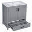 Meuble-lavabo de 30 pouces avec lavabo simple-1958212039