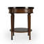 Table d'appoint ronde à 1 tiroir en bois de frêne olive Aleix-28456626