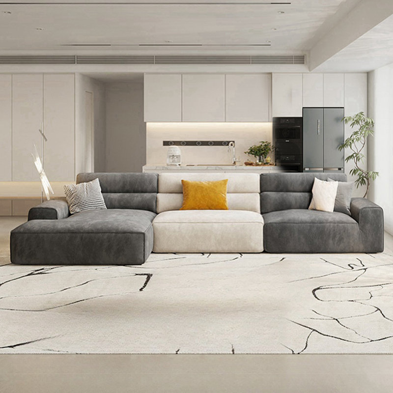 Canapé modulaire 3 pièces rembourré, Orienté à gauche (vu de face), H 29,53 po x l 118,11 po x P 62,99 po