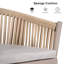  Chaises de patio pour l'extérieur avec coussin et rotin PE toutes saisons