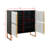 Four-Door Storage Cabinet, 42" Buffet Cabinet With Metal Base Handles, Sideboard Coffee Bar Cabinet With 4 Doors For Kitchen, Dining Room, Living Room