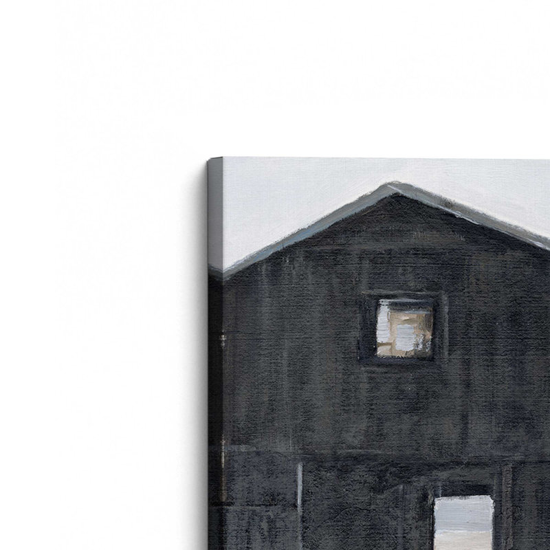 Impression sur toile Weathered Barn II, H 12 po x l 18 po x P 1,25 po, Toile tendue, 1