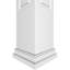 Ensemble de colonnes à double panneau surélevé Craftsman Classic Square-36091376