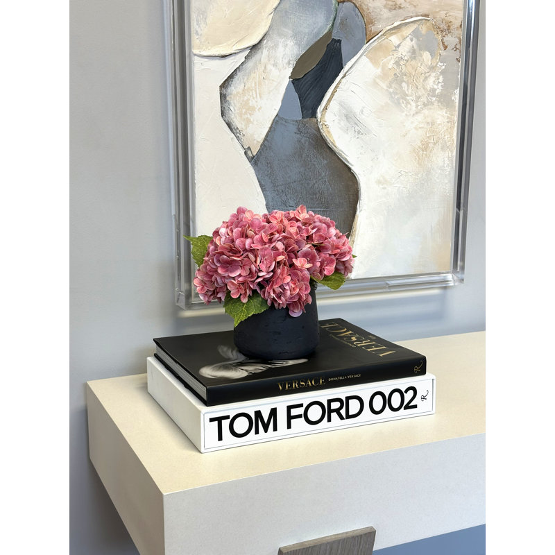 Real Touch Hydrangeas in Fiberstone Pot