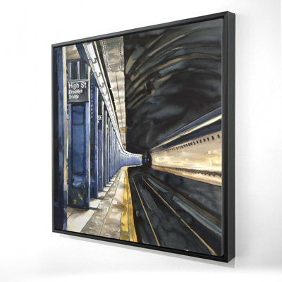 Impression sur toile New-York Subway