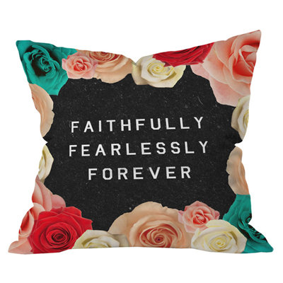 Coussin décoratif d’extérieur en forevation wesley oiseau