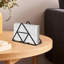Porte-serviette triangulaire noir