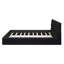 Grand lit plateforme tapissier