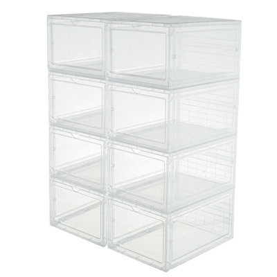 Boîte de rangement pour chaussures empilable