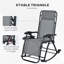 2 chaises berçantes d'extérieur 2 pièces-100021616