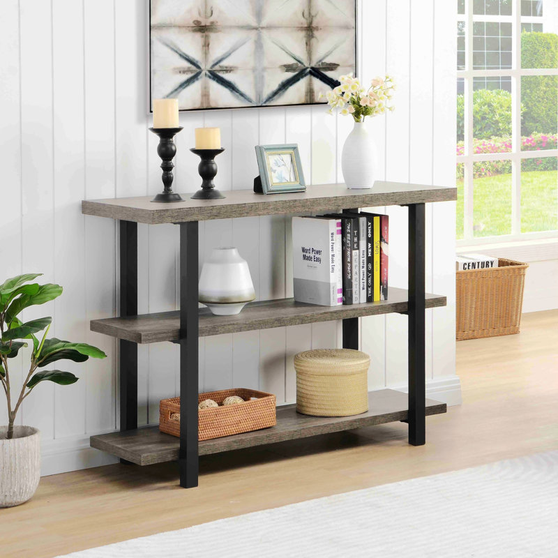 Console Willowmae 31,63 po, table de vestibule, console étroite, console moderne, gris