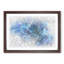 Blue Dahlia Flower - Picture Frame Graphic Art Print-56734903-56734906