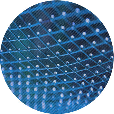 Tapis de zone bleue à motifs