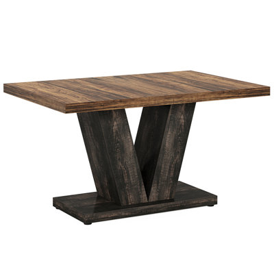 47" Farmhouse Dining Table For 4-6