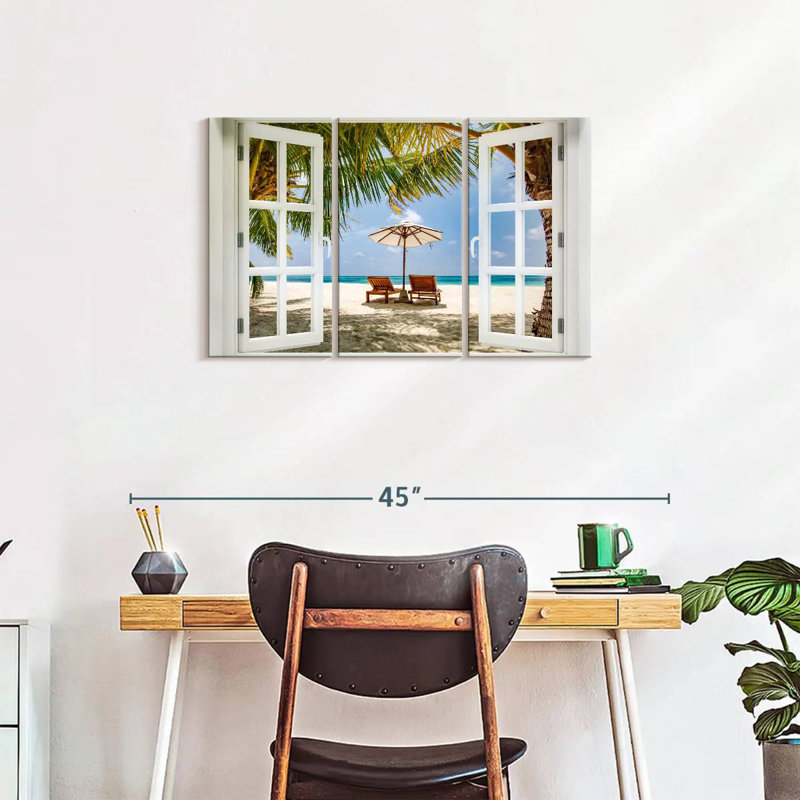 Fenêtre de plage Gillard, H 20 po x l 33 po