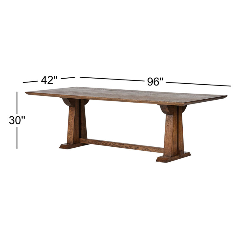 ASHWIN Solid Oak Dining Table