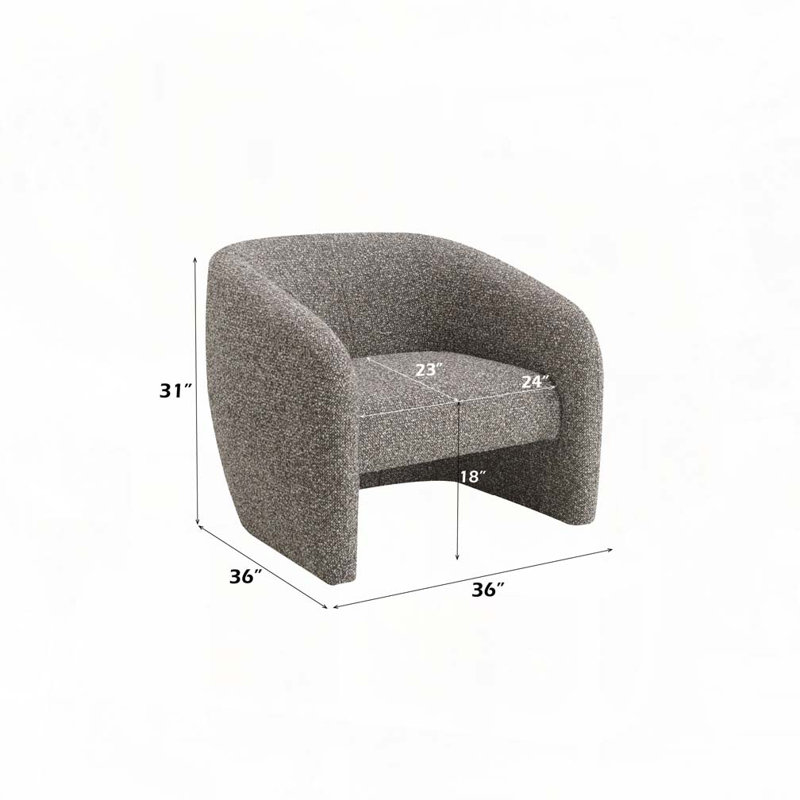Chaise d'appoint rembourrée