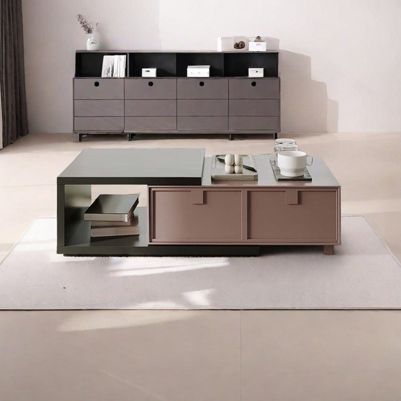Retractable Coffee Table Minimalist Style