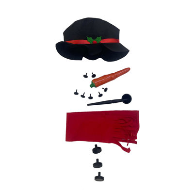 Construisez un ensemble bonhomme de neige (chapeau noir)