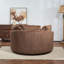 Fauteuil demi-tonneau surdimensionné avec housse-108658057