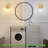 Annafran Modern Wall Sconces Set Of 2 With Clear Glass Shade-192347110-165575200
