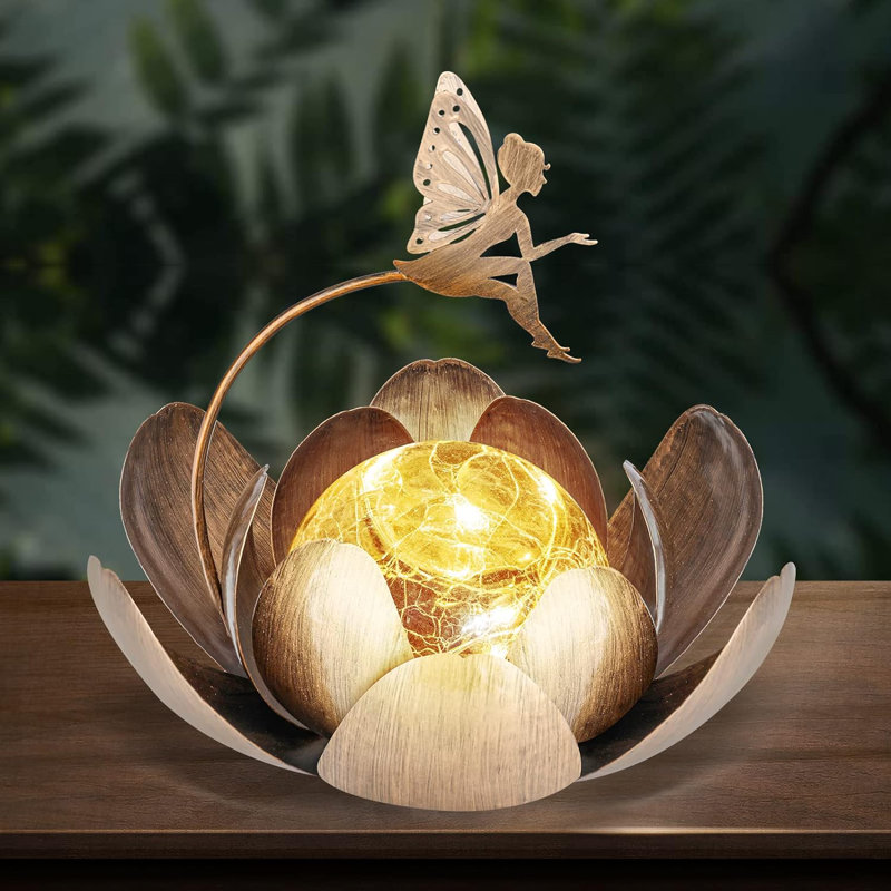 7.5'' Solar Powered Integrated LED Jar Lantern
