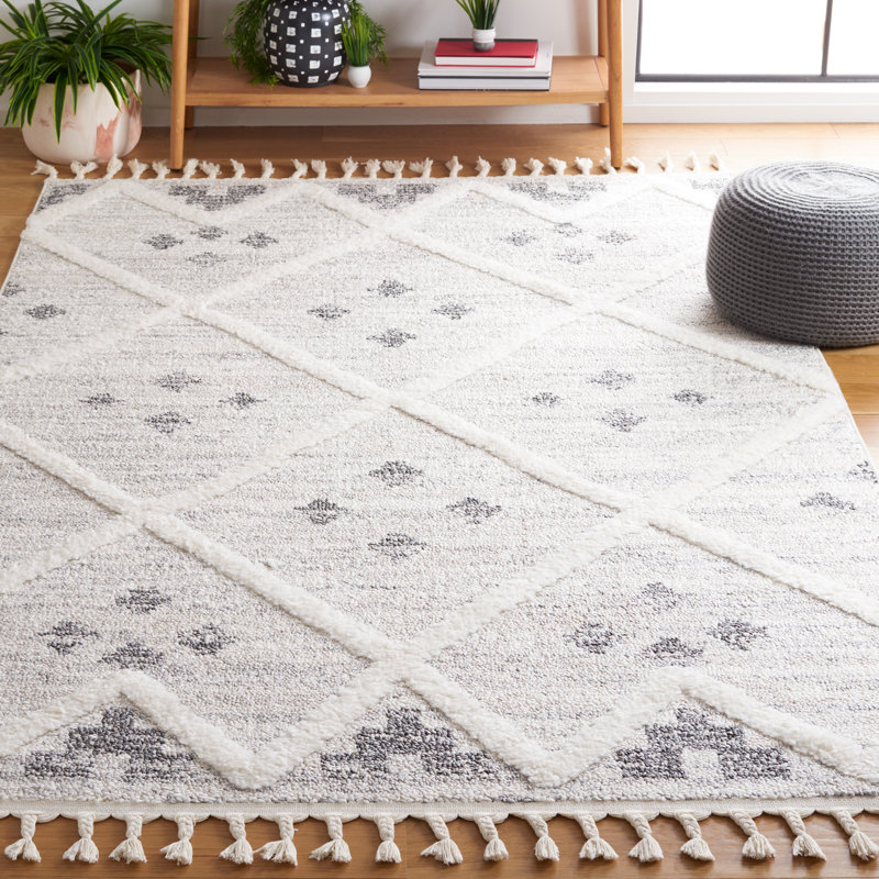 Tapis à poils longs Jeanaya Performance, Rectangle 9 pi x 12 pi