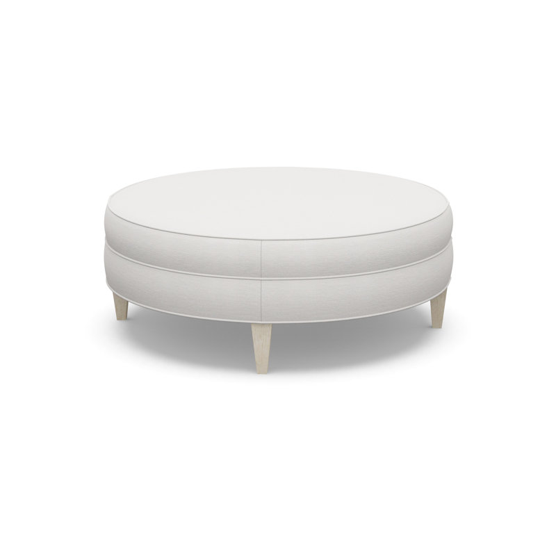 Round Ottoman, 3906-73, Sandstone
