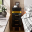 Bedside Table with 3 Drawers, Bedside Cabinet with Push-Pull Top & RGB LED Light, Wooden Side Cabinet with UK Charging Station 1AC/2USB, Slim Storage Nightstand for Bedroom Living Room, UK Plug-933315115