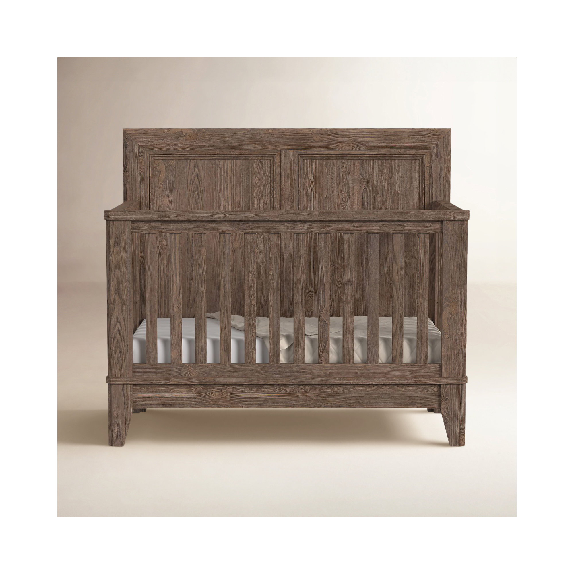 Jemma 4-in-1 Convertible Crib, Harvest Brown