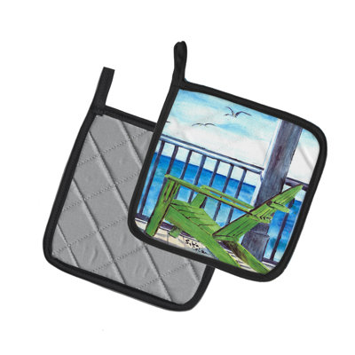 Caroline's Treasures Adirondack Chair Polyester Potholder