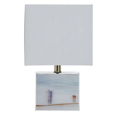Austin Allen James - Marquitta - Gulf Coast Star - Acrylic Table Lamp with White Shade