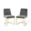 Chaise d'appoint en velours Amplifier-1918960143