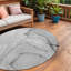 Tapis d'intérieur rond 8 po