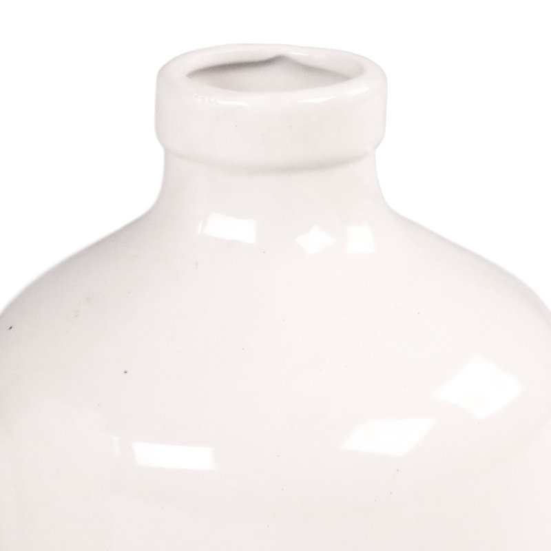 Vase de table en céramique Vlasta, H 11 po x l 6,5 po x P 6,5 po