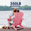 Chaise Adirondack pliante en PEHD pour patio