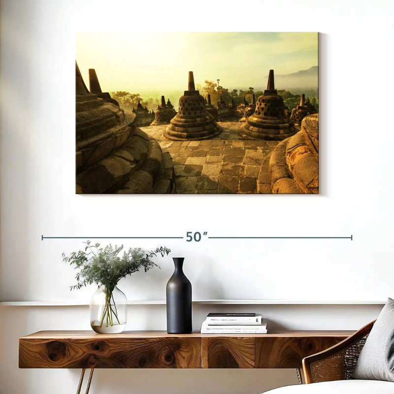 Adella Borobudur Buddhist Temple, 26" H x 39" W
