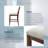 Dining Chairs, Counter Height Bar Chair with Solid Rubber Wood Frame (Set of 2)-600807719