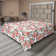 Ambesonne, drap plat floral pivoines, art botanique printanier