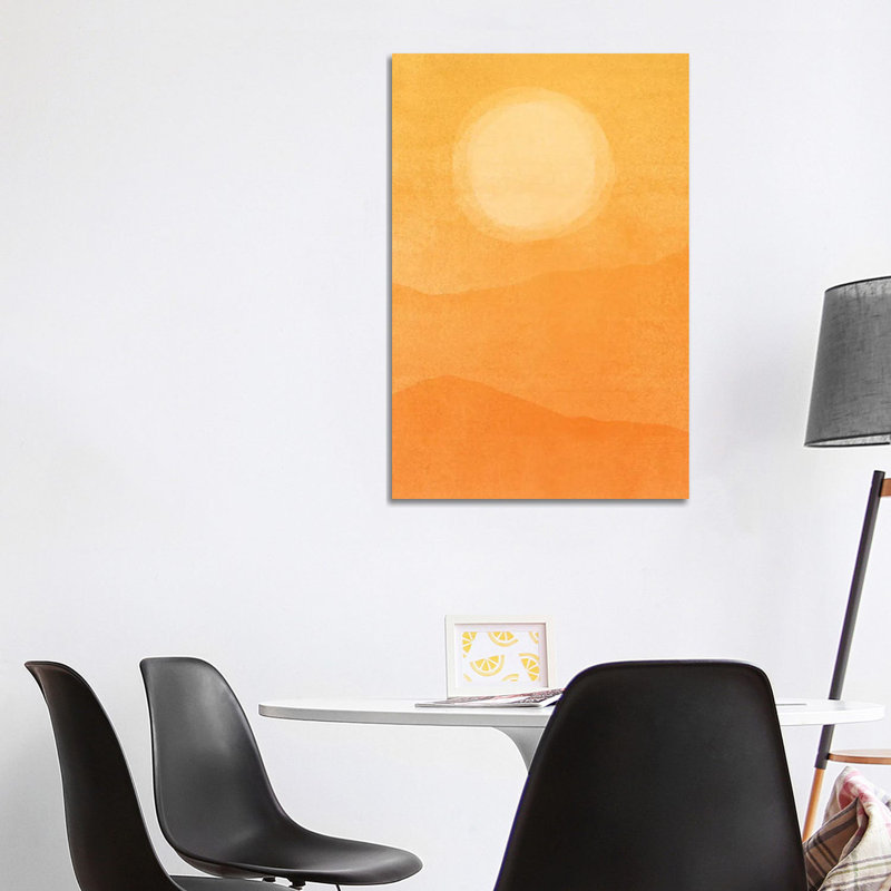 Rustic Afternoon Abstract - Print on Canvas, 66.04 cm H x 45.72 cm W x 3.175 cm D, Wrapped Canvas