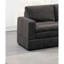 Canapé modulaire 6 pièces en suède de vison, mobilier de salon contemporain avec coussin à trois couches, siège confortable