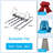 Lamprini Metal Multi-Layer Hanger