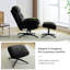 Fauteuil de détente berçant et pivotant avec repose-pieds 065C