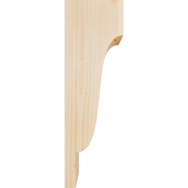 Newport Corbel, H 24 po x l 5,5 po x P 8 po, Sapin de Douglas, Lisse