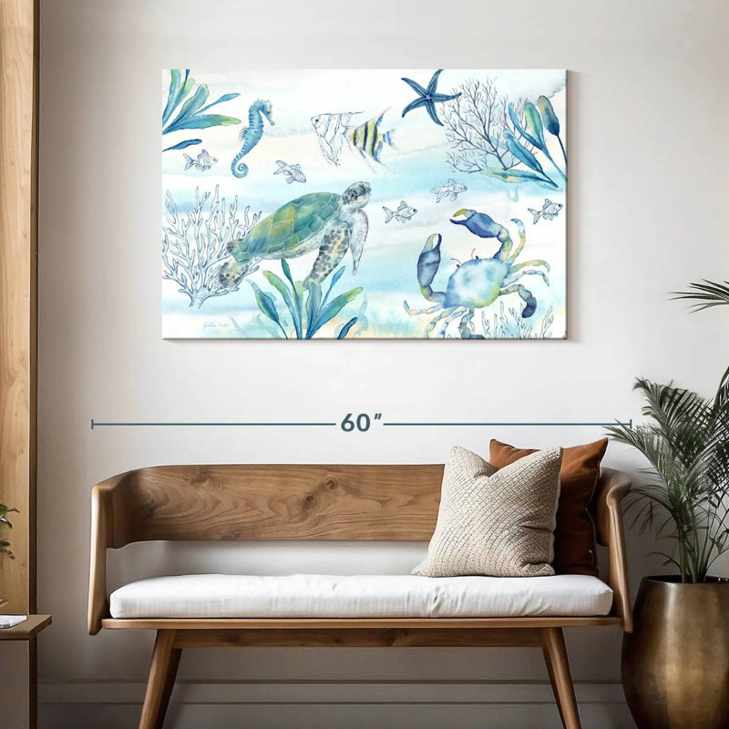 Aletra Great Blue Sea I, 30" H x 45" W