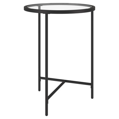 Berenson Glass Top End Table