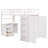 Loft Bed With Drawers, Desk And Wardrobe-1223500682-1223500683
