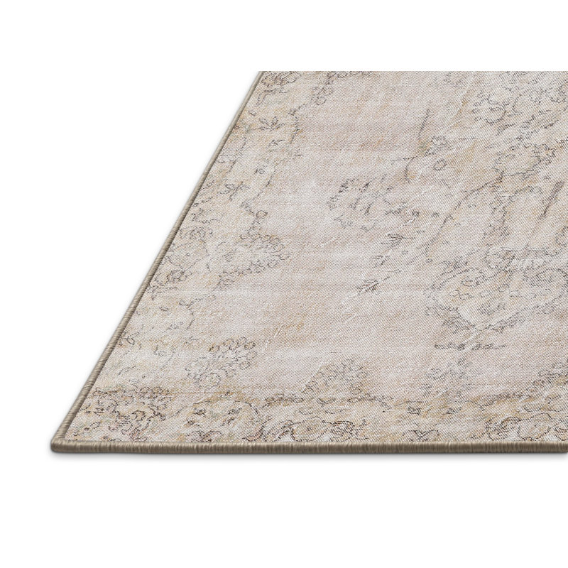 Tapis oriental gris et ivoire, Rectangle 5 pi x 8 pi