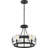 Kraatz 4 - Light Steel Wagon Wheel Chandelier