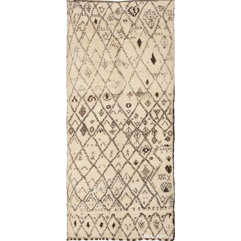Tapis marocain rétro Mid-Century